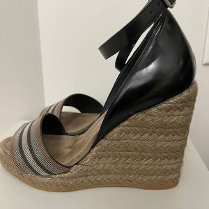 Brunelli Cucinelli 110MM Ankle Strap Wedge Esp